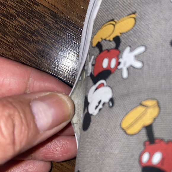 Vans Slip On X Disney‎ Mickey Mouse Size M11/W12.5 Slip On Gray Shoes Sneakers - Picture 12 of 13